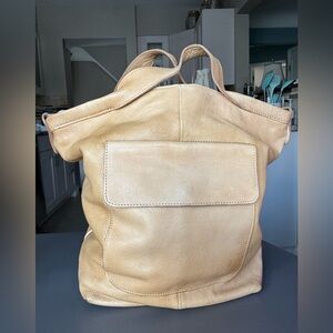 Latico Leathers Bianca Tote/Crossbody Like New Camel Brown